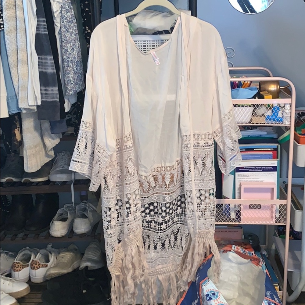 Light pink cover up